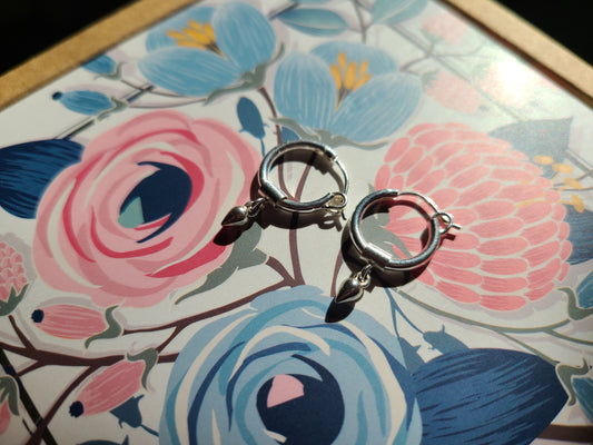 Mini Charm Hoop Earrings - Little Love Parcels